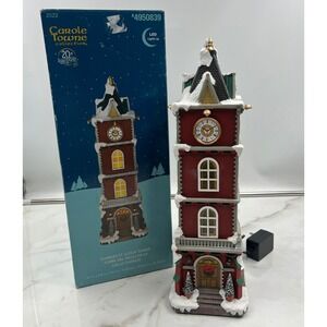 Carole Towne Charles St Clock Tower 2022 LED Light Up Christmas Village 4950839